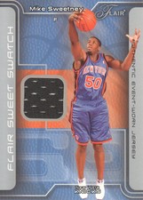 2003-04 Flair Sweet Swatch #MS Mike Sweetney Jersey /250