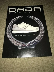 Anuncio impreso de póster de zapatos vintage DADA SUPREME RARO - Imagen 1 de 1