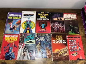 Andre Norton lot of 10 different Science Fiction paperback books High Sorcery - Picture 1 of 1