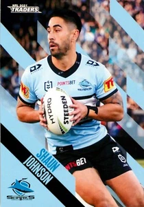 2021 CRONULLA SHARKS NRL Card SHAUN JOHNSON Traders - Picture 1 of 2