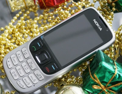 100% Genuine Original Nokia 6303 3.15MP Unlock Mobile Phone Silver Black - Image 1 of 4