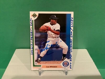 LOU WHITAKER AUTOGRAPHED CARD #367 - Image 1 of 2