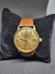 Vintage 1968 Omega Seamaster 34mm Cal.565 Automatic 166.026 Gold Dial - Picture 1 of 9