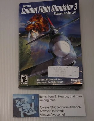 Microsoft Combat Flight Simulator 3 Battle for Europe SEALED 2002 Original Box - Image 1 of 4