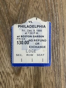 12/9/1988 76ers at Boston Celtics Ticket Danny Ainge Career High 45 Points - Picture 1 of 2