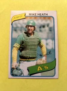 1980 Topps - #687 Mike Heath (RC) - Picture 1 of 2