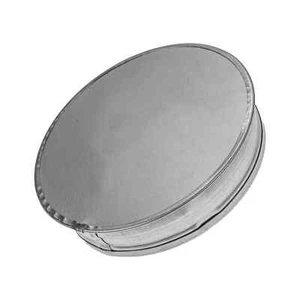 Tappo a T in metallo Vent Systems 4". Tappo terminale in acciaio zincato. Coperchio sfiato asciugatrice. Dr... - Foto 1 di 2