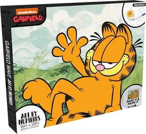 AQUARIUS Garfield Art by Numbers Painting 41x51cm DIY Craft Paint Kit - Picture 1 of 7