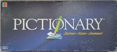 Pictionary - Zeichnen Raten Gewinnen - Mattel  2006 Vollständig Partyspiel - Bild 1 von 2