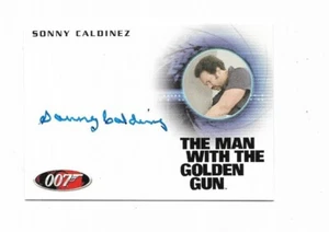 2012 James Bond 50th Anna ~Autoraph Card ~A184 Sonny Caldinez ~also DR Who - Picture 1 of 1