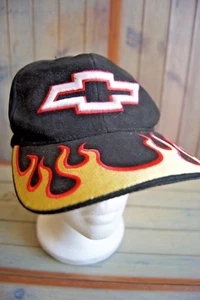 Chevy Logo Hat Red Black Cap Unisex Adjustable Baseball GM Hot Rods Plus - Imagen 1 de 5