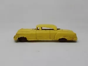 1955 Yellow DeSoto Molded Plastic Car from T. COHN SUPERIOR Gas Station Set - Picture 1 of 16