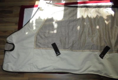 Abschwitzdecke mit Kreuzbegurtung  Paradedecke Einzelstück  Rückenlänge ca 145 - Bild 1 von 4