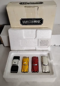 Hawthorne Miniatures 1994 Village Set of 4 Cars, 90511, 90510, 90509, 90508 Rare - Picture 1 of 6