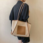 Women Clutch Bag Fashionalbe PU Underarm Bag Knitting Shopper Bag (Brown)