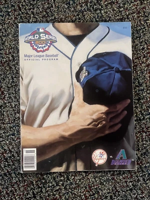 2001 Official MLB World Series Program NY Yankees vs Arizona Diamondbacks - Image 1 of 2