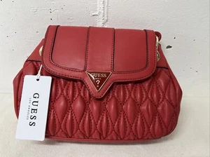 C13 - Guess Damen Handtasche - Umhängetasche - Rot Gold - Neu - Bild 1 von 3