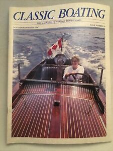 CLASSIC BOATING MAGAZINE November December 1987 Issue 20 Read Once.