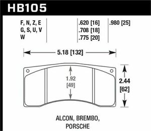 Hawk HB105V.620 Disc Brake Pad