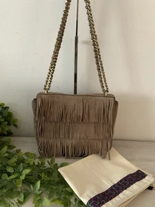 TORY BURCH FRINGE CROSSBODY SHOULDER BAG EXCELLENT CONDITION! - Picture 1 of 12