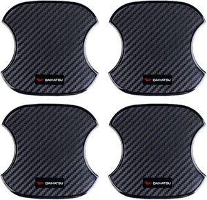 Daihatsu Door Handle Protector Carbon 4pcs Door Knob Guard Scratch Prevention - Picture 1 of 6