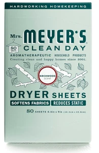 Secadora de madera de abedul Mrs. Meyer’s 80 quilates suavizante de tela reduce la estática - Imagen 1 de 5