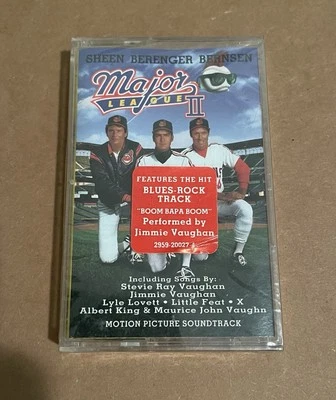 Major League II Soundtrack Cassette  Stevie Ray Vaughan Lyle Lovett Albert King - Image 1 of 3