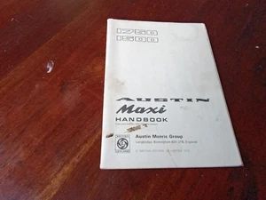 British Leyland Austin Maxi Operators Owners Handbook Bedienungsanleitung - Bild 1 von 5