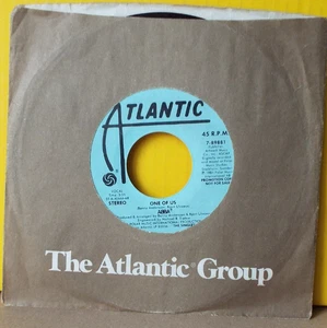 ABBA - ONE OF US. USA 7" PROMO DISC 1981. ATLANTIC RECORDS 7-89881 - Picture 1 of 3