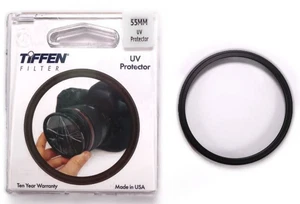 New Tiffen 55mm UV Light Filter and Lens Protector - Picture 1 of 3