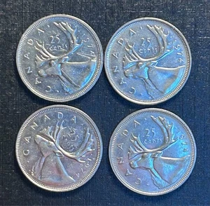 4@ Canadian Quarters - Canada 1974 - Picture 1 of 2