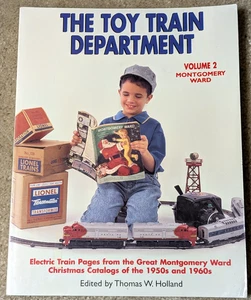 The Toy Train Department Vol. 2 Montgomery Ward Electric Train Pages from 1950s - Picture 1 of 6