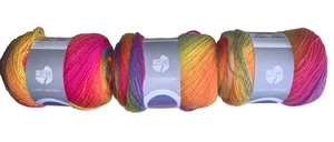 100 g  LANA  GROSSA  COLOR  MIX  MULTI  Meilenweit  Merino  Sockenwolle - Bild 1 von 5
