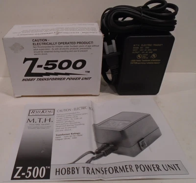 MTH Rail King Z-500 Hobby Transformer Power Unit  BRAND NEW IN THE BOX, TESTED - Image 1 of 4