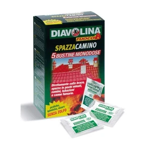 5x Bustine Diavolina Spazzacamino da Usare sulla brace per pulizia canna fumaria - Foto 1 di 3