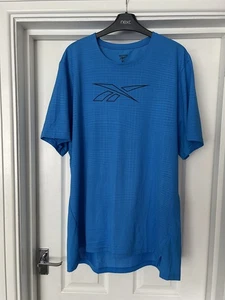 Reebok Herren Techstyle Smartvent Vector Graphic T-Shirt, Blau, XL - Bild 1 von 9