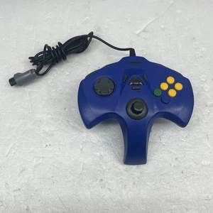 Nintendo 64 N64 Controller Plus Blue - Wired Gamepad - Genuine - Fast Dispatch - Picture 1 of 6