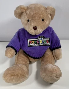 Toys “R” Us Times Square New York Bear – Purple Jumper Plush – Collectable 15" - Picture 1 of 12