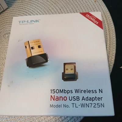 TP-LINK TLWN725N 150Mbps Wireless N Nano USB Adapter FREE SHIPPING - Image 1 of 2