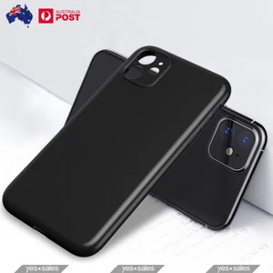 For iPhone 14 Pro Case Ultra Thin Soft Black Slim Case Cover 12 13 14 Pro Max - Picture 1 of 15