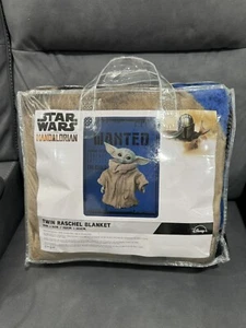 Star Wars Baby Yoda Wanted Doppelbett Plüschdecke 60x80"" 100 % Polyester - Bild 1 von 5