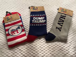 DUMP TRUMP DEMOCRATS 3 PAIR ONE PRICE GREAT QUALITY - Picture 1 of 12