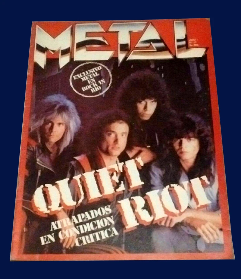 QUIET RIOT - Metal Magazine # 11 Argentina 1984 - Image 1 of 1