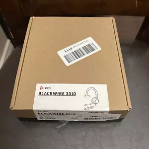 New Poly Blackwire 3310 USB-C Headset 767F8AA - Picture 1 of 4