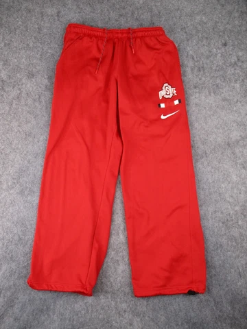 Ohio State Buckeyes Sweatpants Mens Large Scarlet Nike Dri Fit Pants Adult NCAA Cover