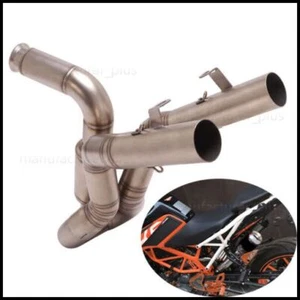 Tubo de escape silenciador doble salida 51 modificado para Duke 390 125 200 250 2017-2020 - Imagen 1 de 10