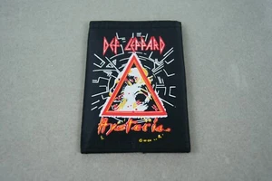 NOS Vintage 80s DEF LEPPARD Hysteria Black Nylon Bi-Fold Wallet Deadstock New - Bild 1 von 4