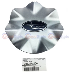 GENUINE Subaru Tribeca B9 W10 Silver Centre Alloy Wheel Hub Cap Cover - Picture 1 of 2