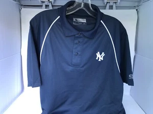 MLB New York YANKEE Polo Golf Shirt NY Medium New York Yankee - Picture 1 of 2