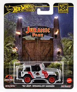 2025 Hot Wheels Pop Culture '92 Jeep Wrangler Sahara GREY | JURASSIC PARK | FSC - Picture 1 of 1